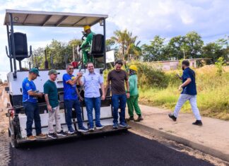 Com investimento de R$ 10,3 milhões, obras de pavimentação em Manicoré foram fiscalizadas pelo Governador Roberto Cidade