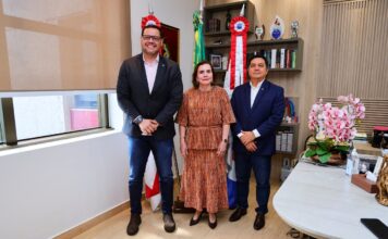 Yara Lins recebe Suframa para apresentar inovações do TCE-AM e fortalecer parceria institucional