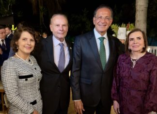 Yara Lins acompanha posse de amazonense Mauro Campbell na vice-presidência do STJ