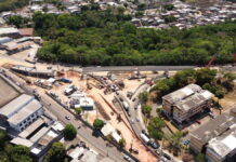 Complexo Viário Passarão conclui instalação das 24 vigas antes do prazo em Manaus