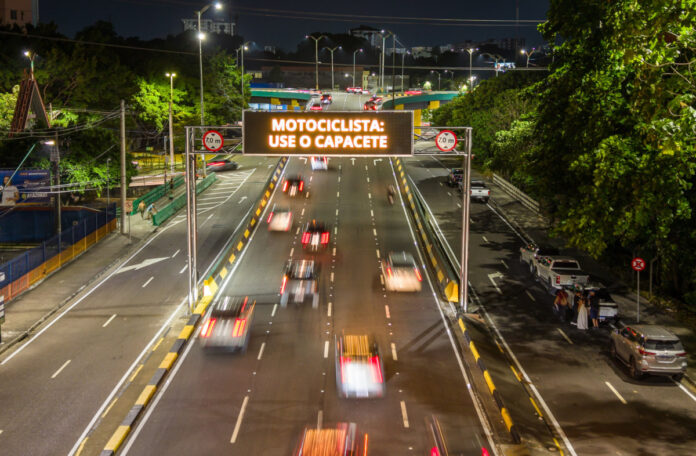 painal de led av recife