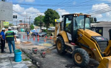 Por destruir asfalto e ignorar prazos, Águas de Manaus leva quase R$ 1 milhão em multas da Ageman