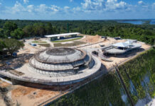 Oca Niemeyer avança e começa a revelar curvas projetadas para o parque Encontro das Águas