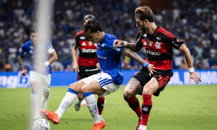 Flamengo e Cruzeiro. Foto Gustavo Aleixo :Cruzeiro