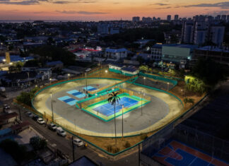 Velódromo Professora Alzira Campos é reinaugurado com novas quadras e pista revitalizada