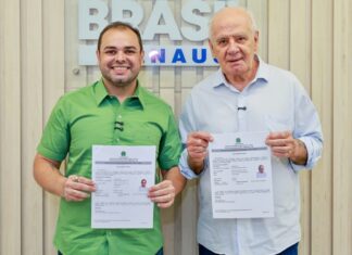 Roberto Cidade e Serafim Corrêa oficializam candidatura à reeleição com plano de 44 propostas para o Amazonas