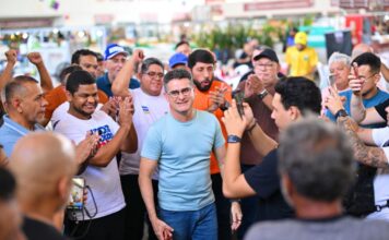 David Almeida percorre o Alvorada e cita obras realizadas durante gestão em Manaus