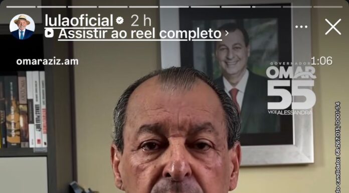 Lula compartilha publicação de Omar Aziz e reforça apoio ao fim da escala 6×1
