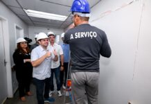 Governador Roberto Cidade vistoria reforma da Maternidade Azilda Marreiro, na zona norte de Manaus
