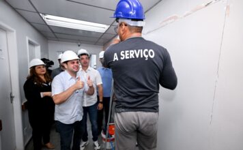 Governador Roberto Cidade vistoria reforma da Maternidade Azilda Marreiro, na zona norte de Manaus