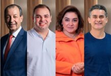 Pesquisa Quaest aponta Omar com 26%, Cidade com 18%, Maria do Carmo com 16% e David com 15% no AM