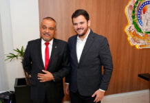 Prefeito Renato Junior apresenta projetos de infraestrutura de Manaus ao TJ do AM em busca de cooperação institucional