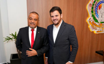 Prefeito Renato Junior apresenta projetos de infraestrutura de Manaus ao TJ do AM em busca de cooperação institucional