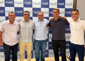 Roberto Cidade recebe apoio de prefeito de Manicoré filiado ao partido de Omar Aziz