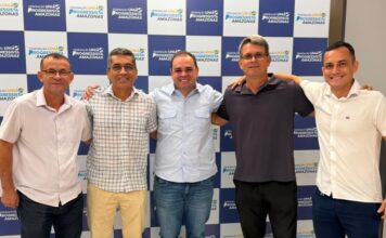 Roberto Cidade recebe apoio de prefeito de Manicoré filiado ao partido de Omar Aziz