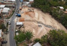Erosão no Gilberto Mestrinho recebe obra de contenção da Prefeitura
