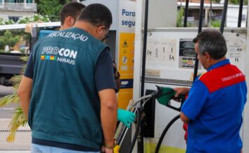 Gasolina comum chega a R$ 6,79 e menor preço sobe 7,95% em Manaus