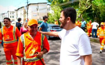 Manaus tem 1,5 mil garis na limpeza urbana e reforça combate ao descarte irregular