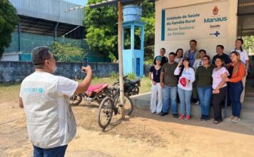 Unicef visita unidade de saúde da zona rural de Manaus voltada à primeira infância