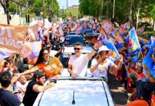 David Almeida inicia nova rodada de mobilizações eleitorais com grande carreata em Manaus