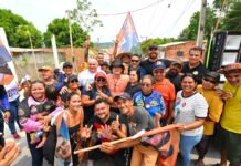 David Almeida visita obras no Nova Cidade e apresenta propostas para áreas de risco