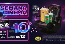 UCI tem ingressos a partir de R$10 durante a Semana do Cinema; incluindo salas IMAX e XPLUS