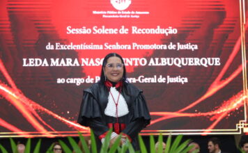 Leda Mara Albuquerque assume terceiro mandato à frente do Ministério Público do Amazonas