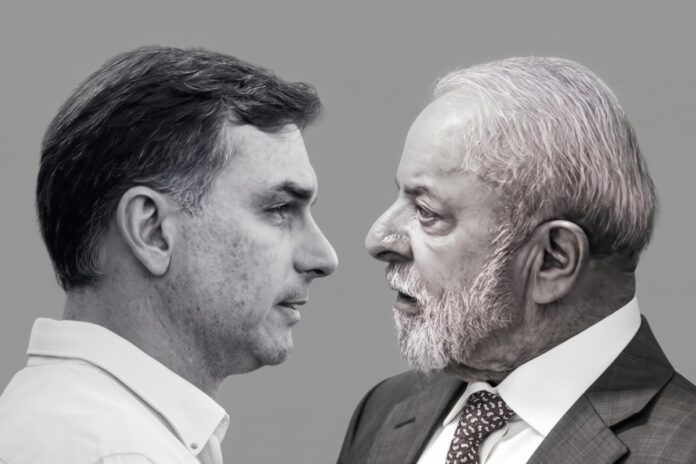 Flavio Bolsonaro e lula