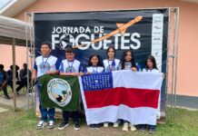 Seis alunos ribeirinhos de Manaus participam de olimpíada de foguetes no Rio de Janeiro