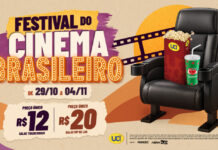 UCI tem ingressos a R$12 para filmes nacionais durante o 1º Festival do Cinema Brasileiro