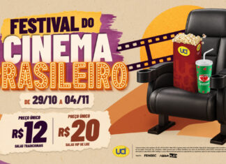 UCI tem ingressos a R$12 para filmes nacionais durante o 1º Festival do Cinema Brasileiro