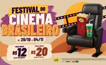 UCI tem ingressos a R$12 para filmes nacionais durante o 1º Festival do Cinema Brasileiro