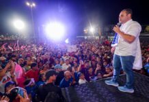 Roberto Cidade encerra 1º turno com atos em Manaus e Manacapuru e apresenta propostas para o Amazonas