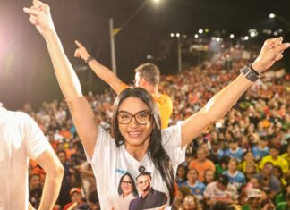 Dra. Shádia encerra campanha ao lado de David e defende ampliar ações para o interior do Amazonas