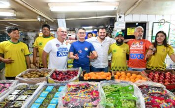 David Almeida propõe revitalizar feiras do interior e ampliar parceria com Renato Junior em Manaus