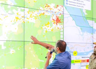 Amazonas mantém combate às queimadas com 18 aeronaves e mil profissionais mobilizados