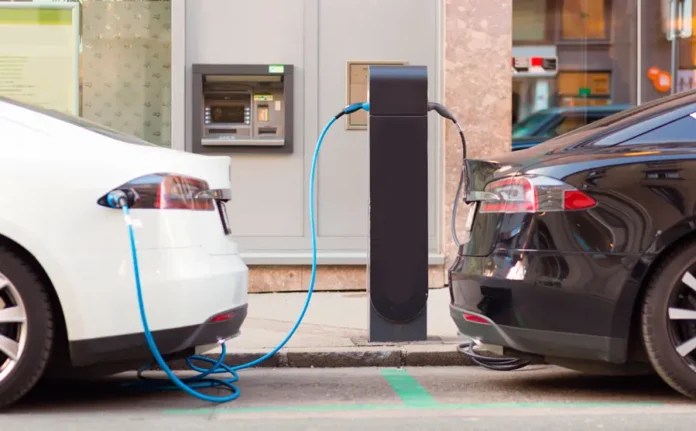 pontos de recarga de veículos elétricos Foto reproduçao